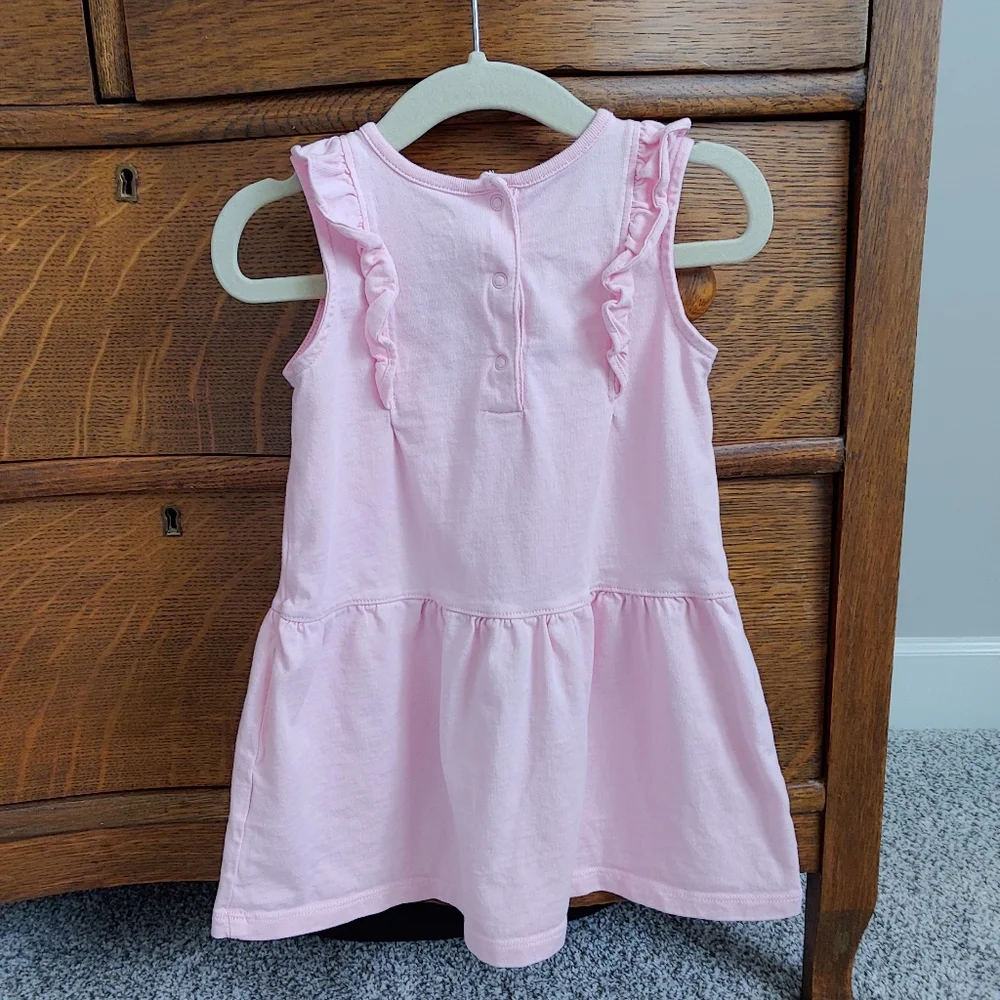✨ Pink Gymboree floral LOVE dress 18-24m